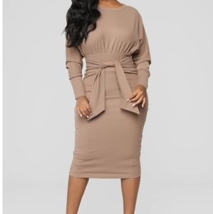 FASHION NOVA- Never Too Soft Dress